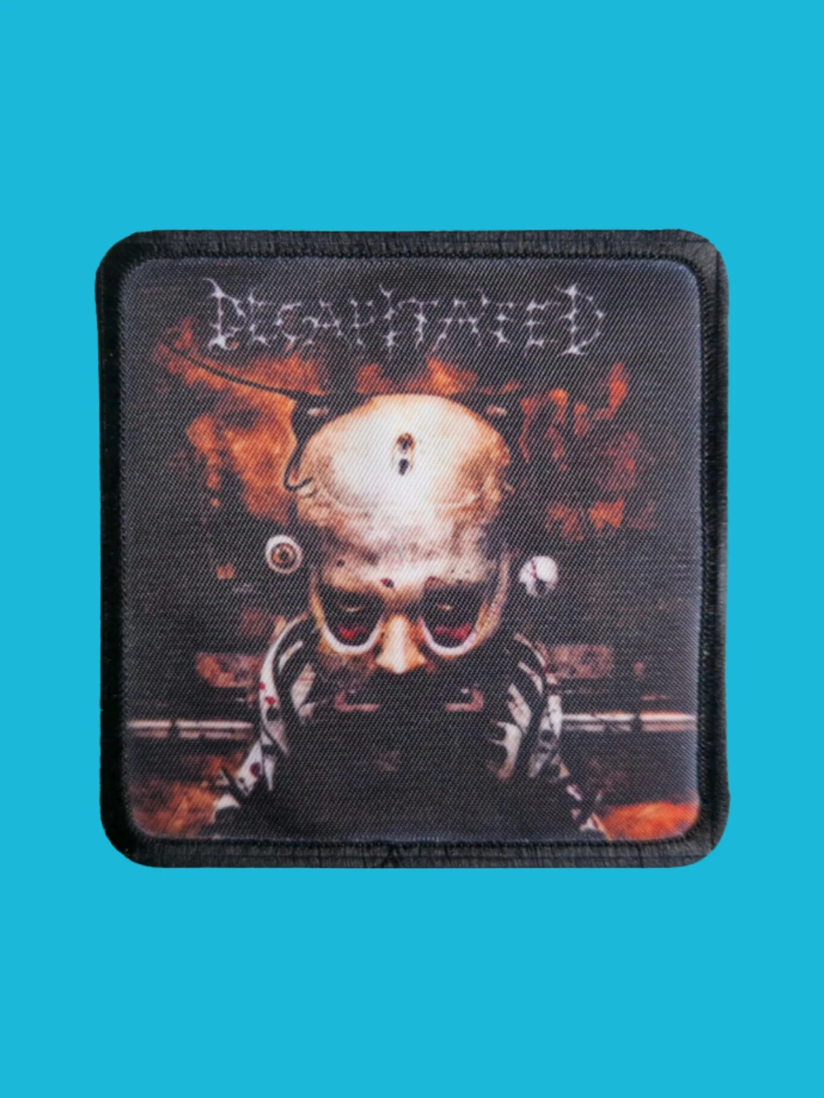 Patch Decapitated - Organic Hallucinosis - Imprimé - Carré de 7,5 x 7,5 centimètres